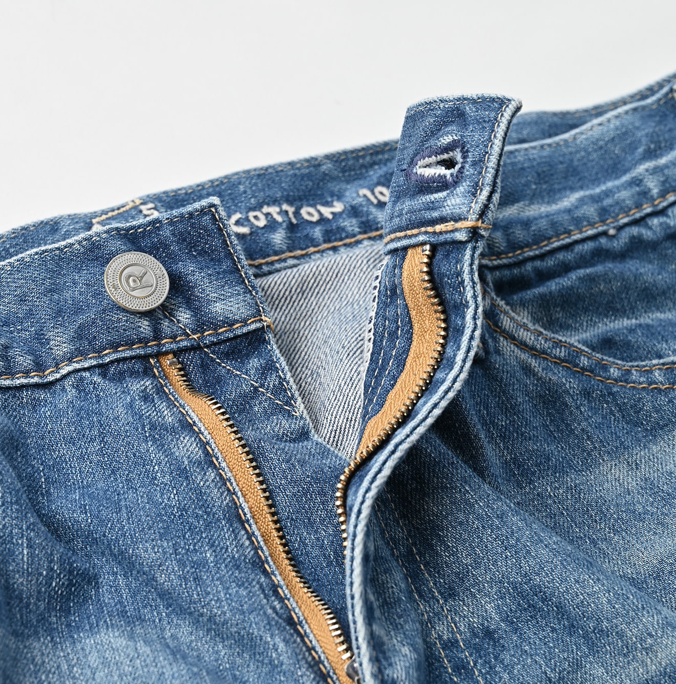 Raimugi Denim Crosby Jyu Detail
