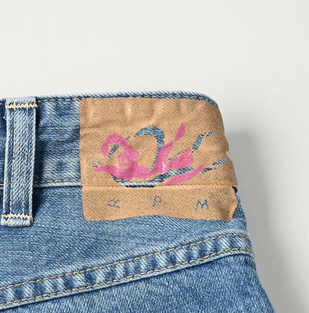Rye Mugi Denim Charlotte 5 Tan Detail