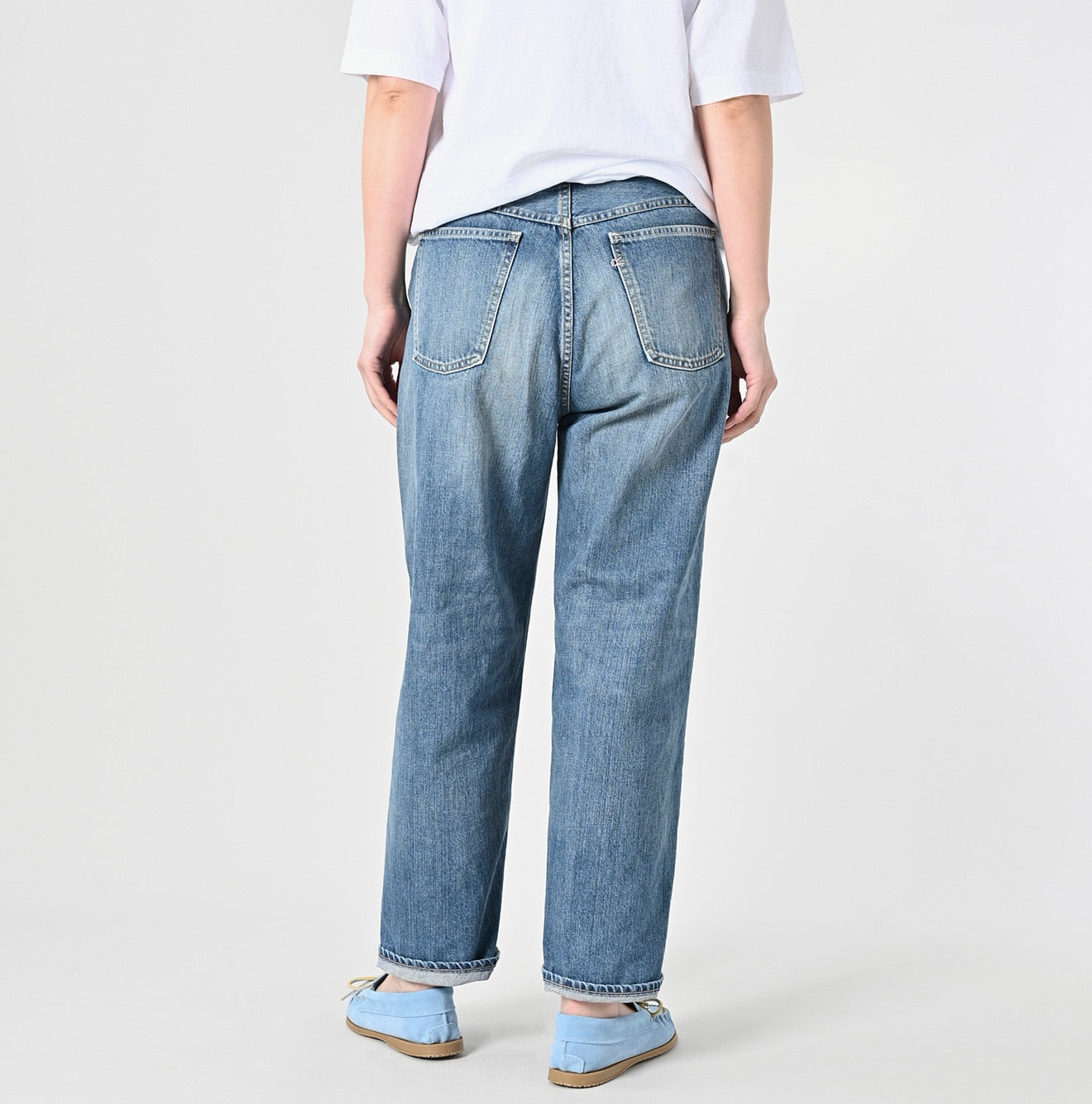 Rye Mugi Denim Charlotte 5 Tan Female Model