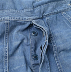 Mon-petit Denim 908 Over All Tan Detail