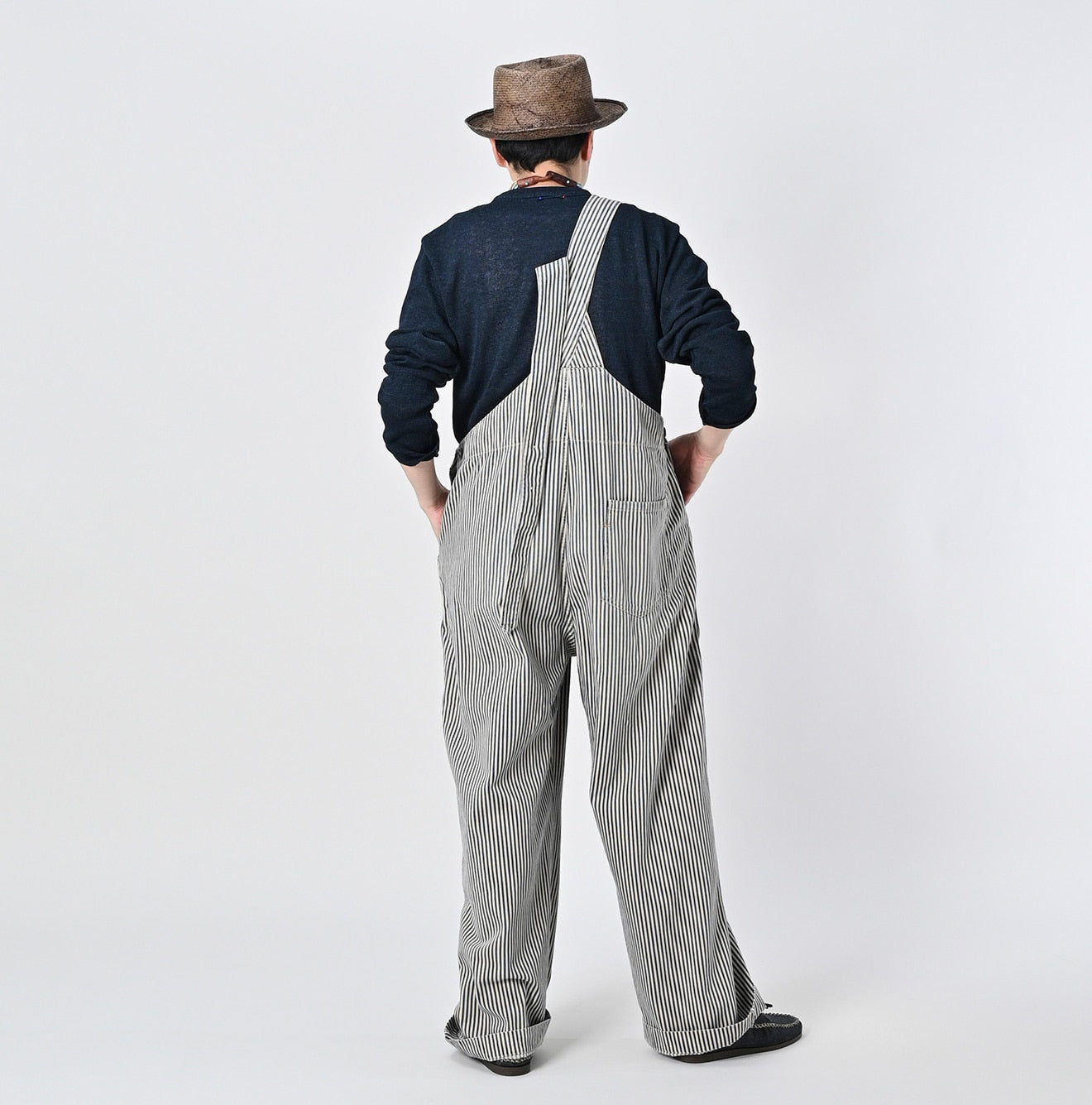 Mon-petit Denim 908 Over All Tan Male Model