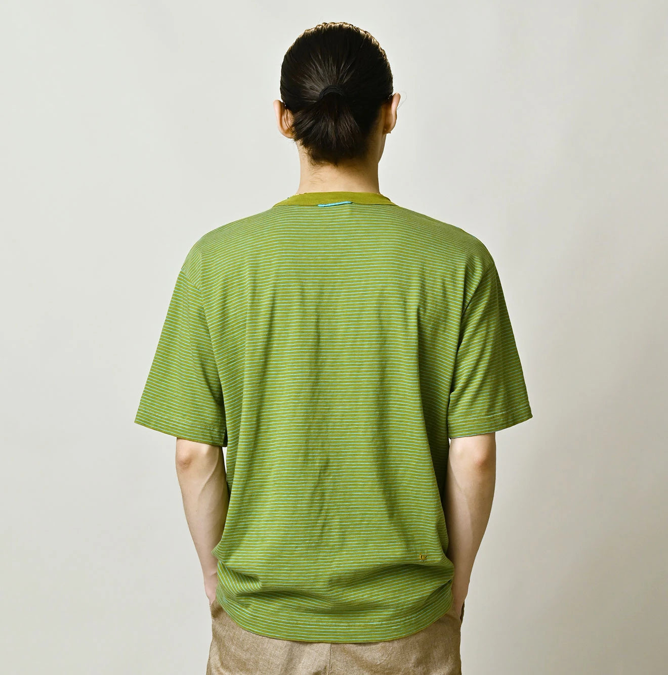 Tenjiku Striped 908 45 Star Pocket T-shirt