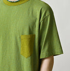 Tenjiku Striped 908 45 Star Pocket T-shirt