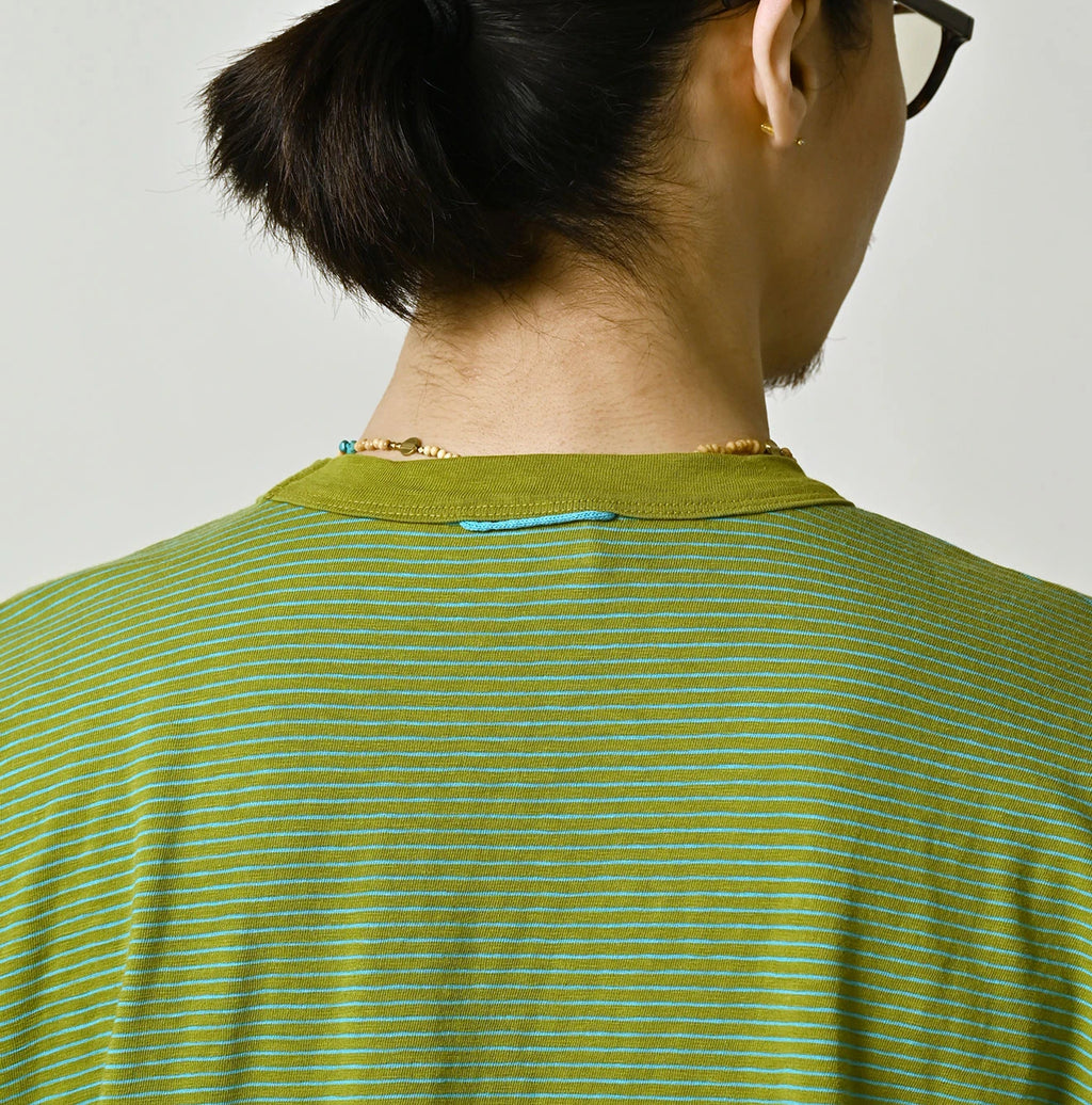 Tenjiku Striped 908 45 Star Pocket T-shirt