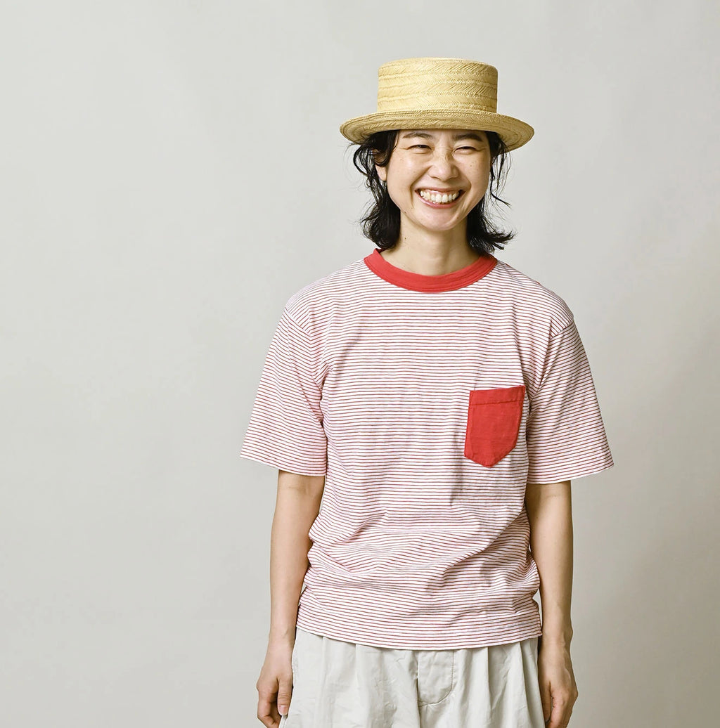 Tenjiku Striped 908 45 Star Pocket T-shirt