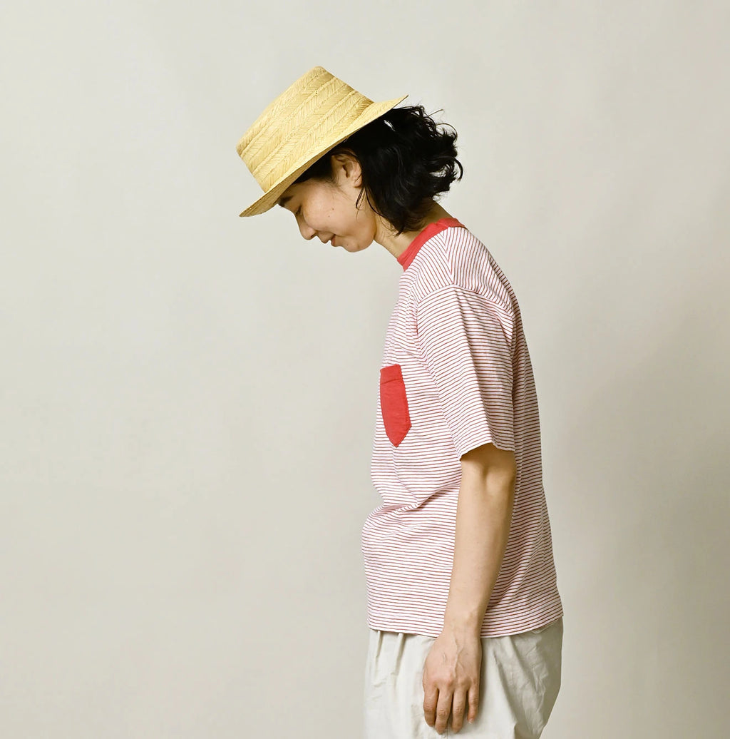 Tenjiku Striped 908 45 Star Pocket T-shirt