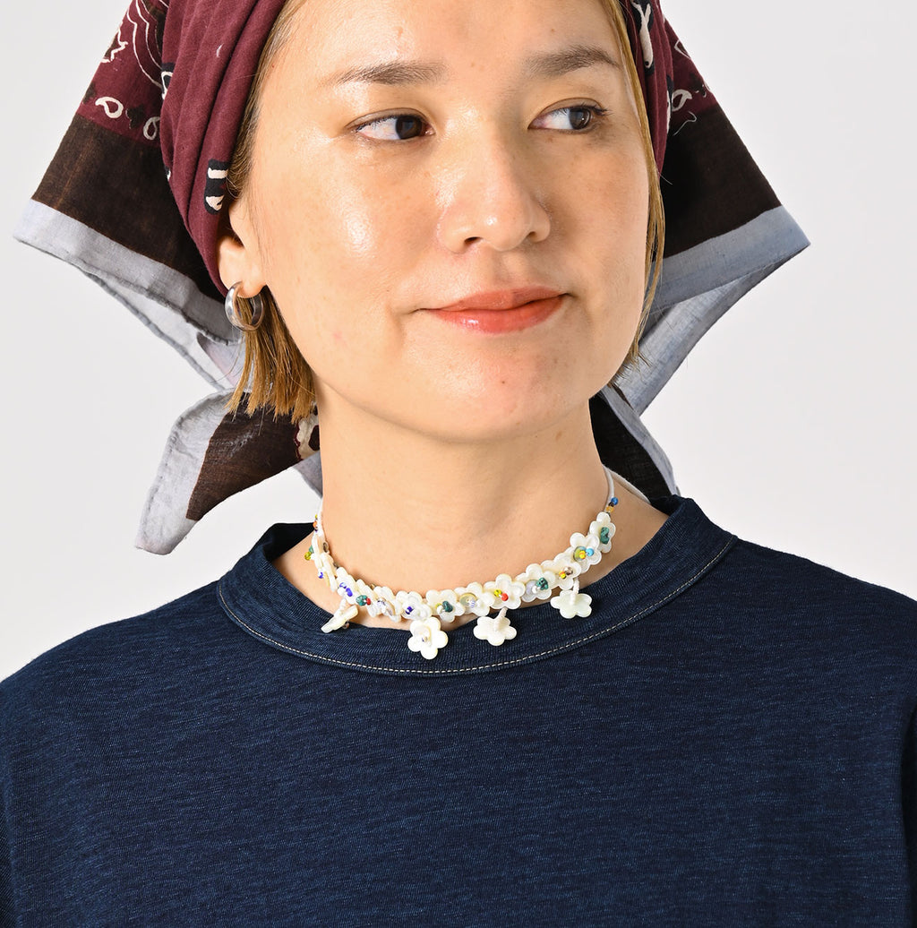 Indigo Tenjiku 908 45 Star T-shirt Detail