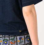 Indigo Tenjiku 908 45 Star T-shirt Detail