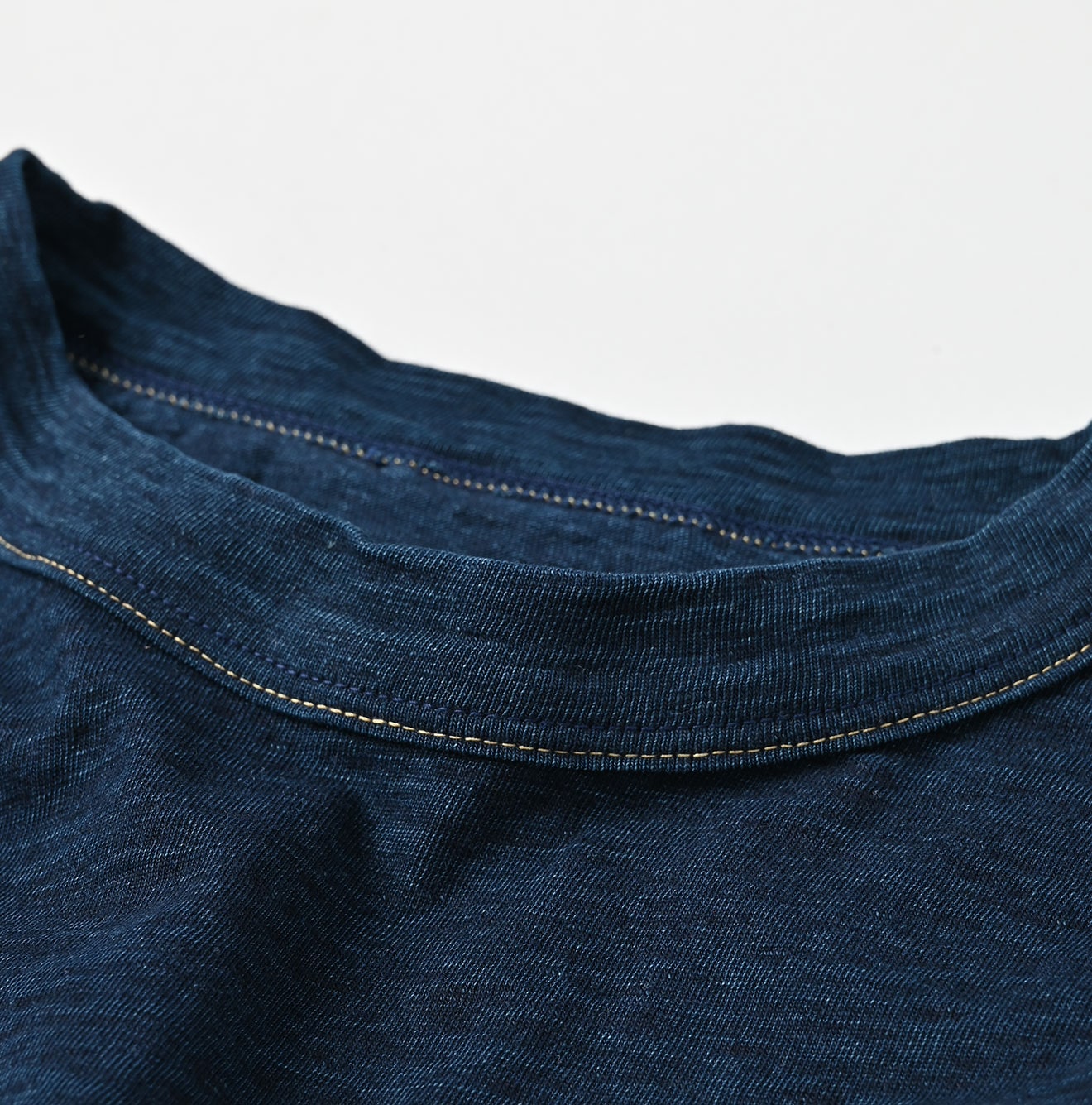 Indigo Tenjiku Square T-shirt Detail