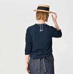 Indigo Tenjiku Square T-shirt Female Model