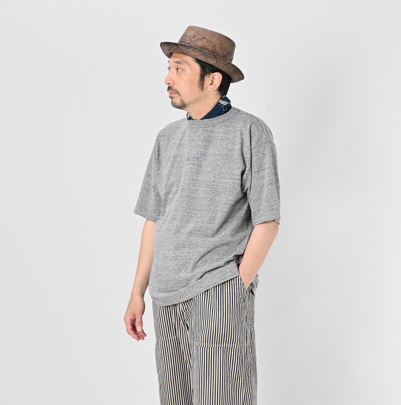 Top Tenjiku 908 45 Star Logo T-shirt Male Model