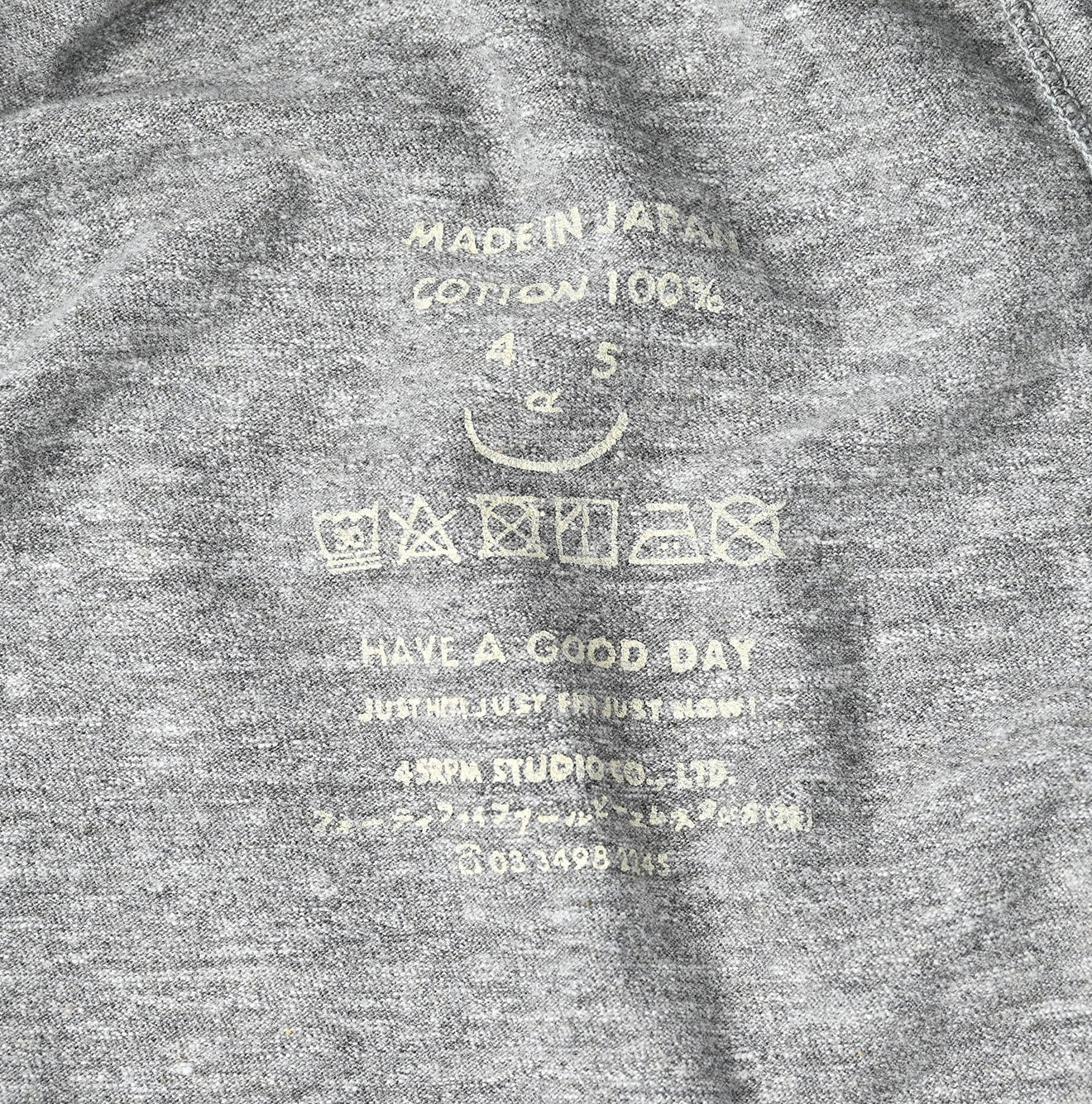 Top Tenjiku 908 45 Star Logo T-shirt Detail