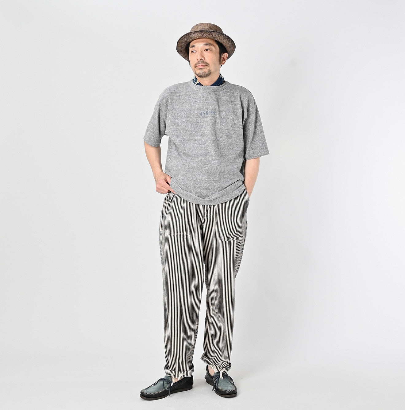 Top Tenjiku 908 45 Star Logo T-shirt Male Model