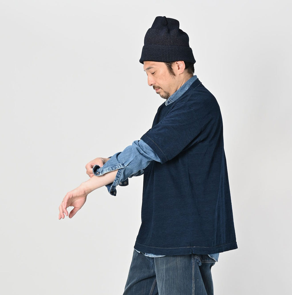 Indigo Tenjiku 908 Ocean T-shirt Male Model