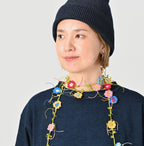 Indigo Tenjiku 908 Ocean T-shirt Female Model