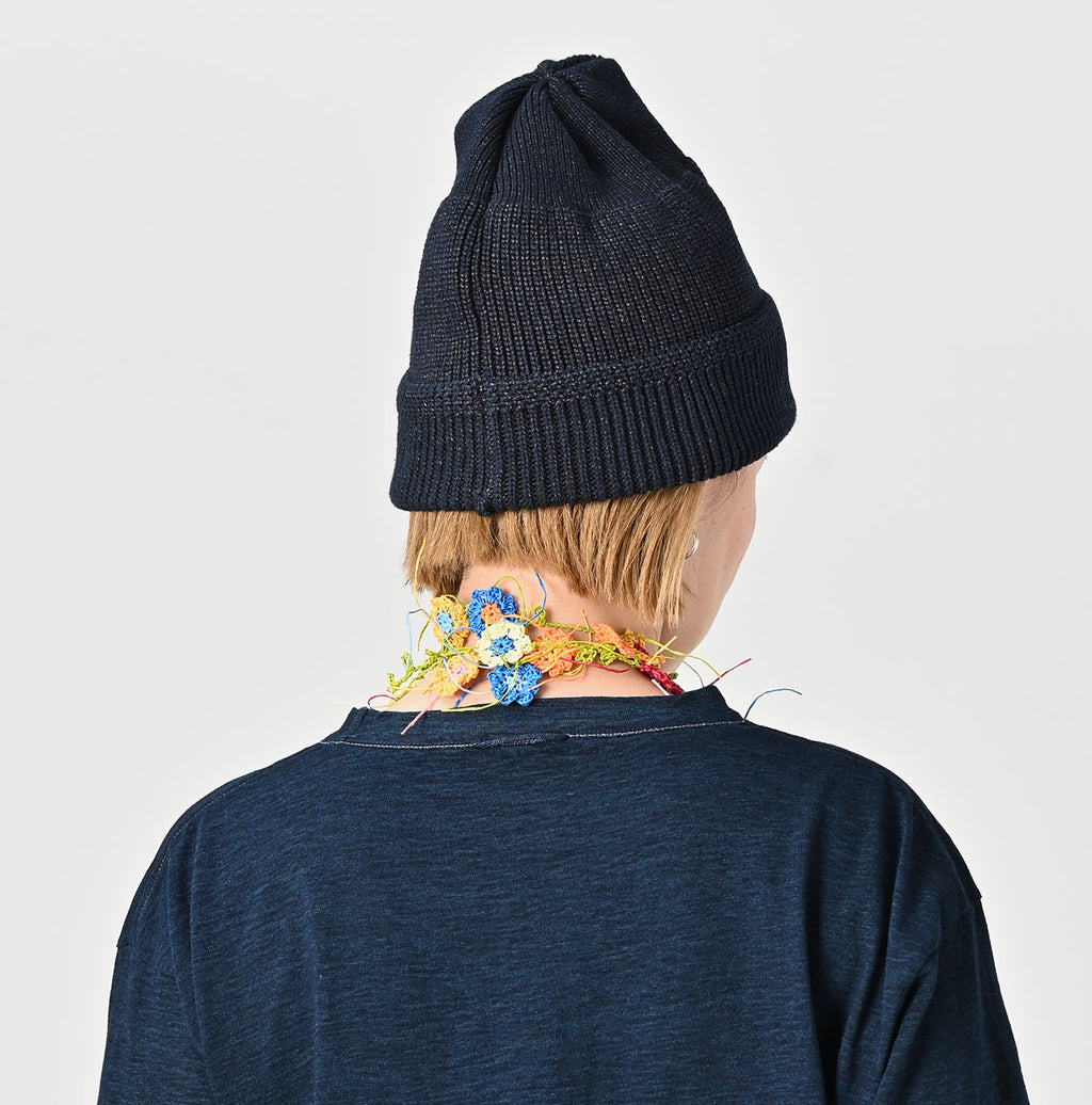 Indigo Tenjiku 908 Ocean T-shirt Female Model