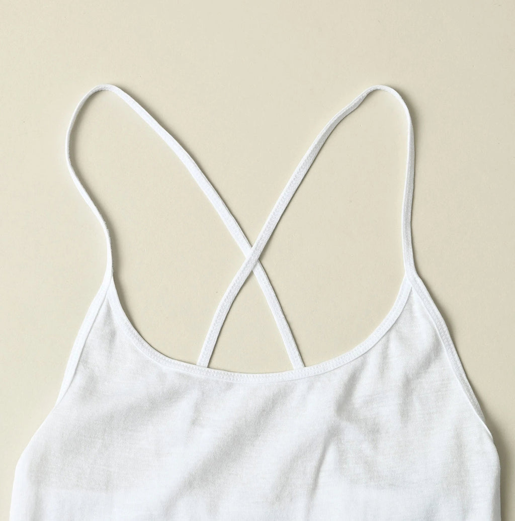 Ribbed Cross-Back Camisole
