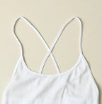 Ribbed Cross-Back Camisole