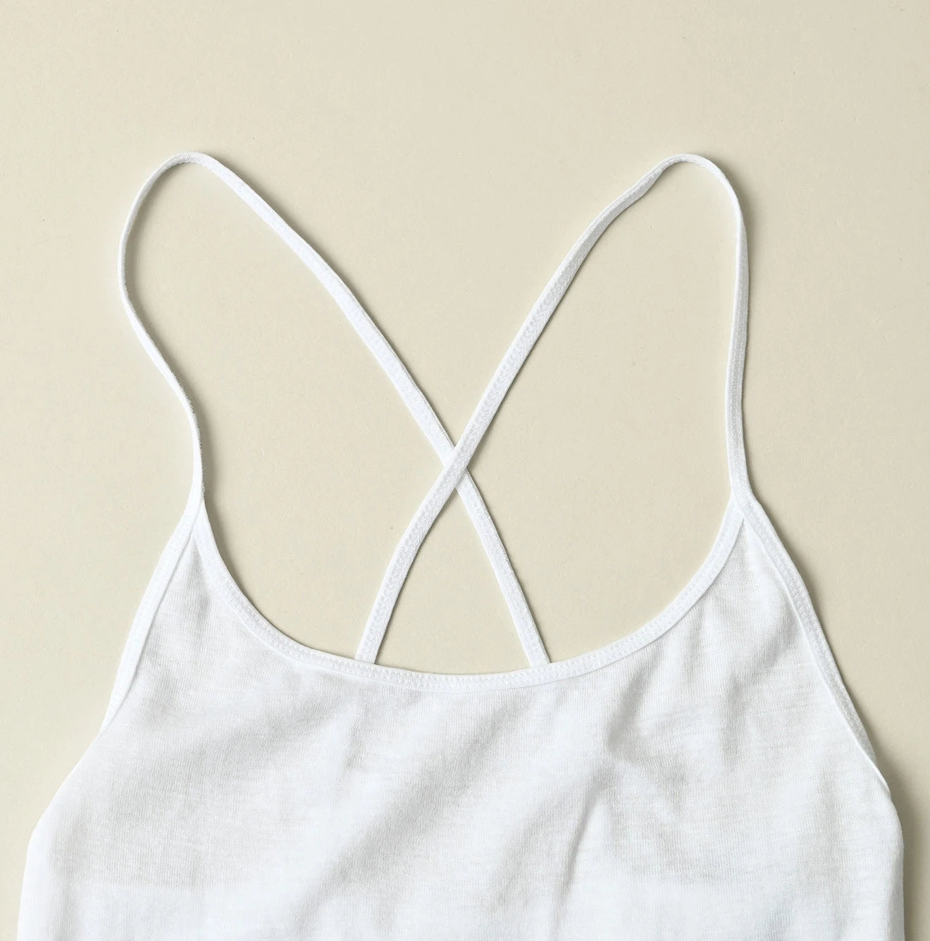 Ribbed Cross-Back Camisole