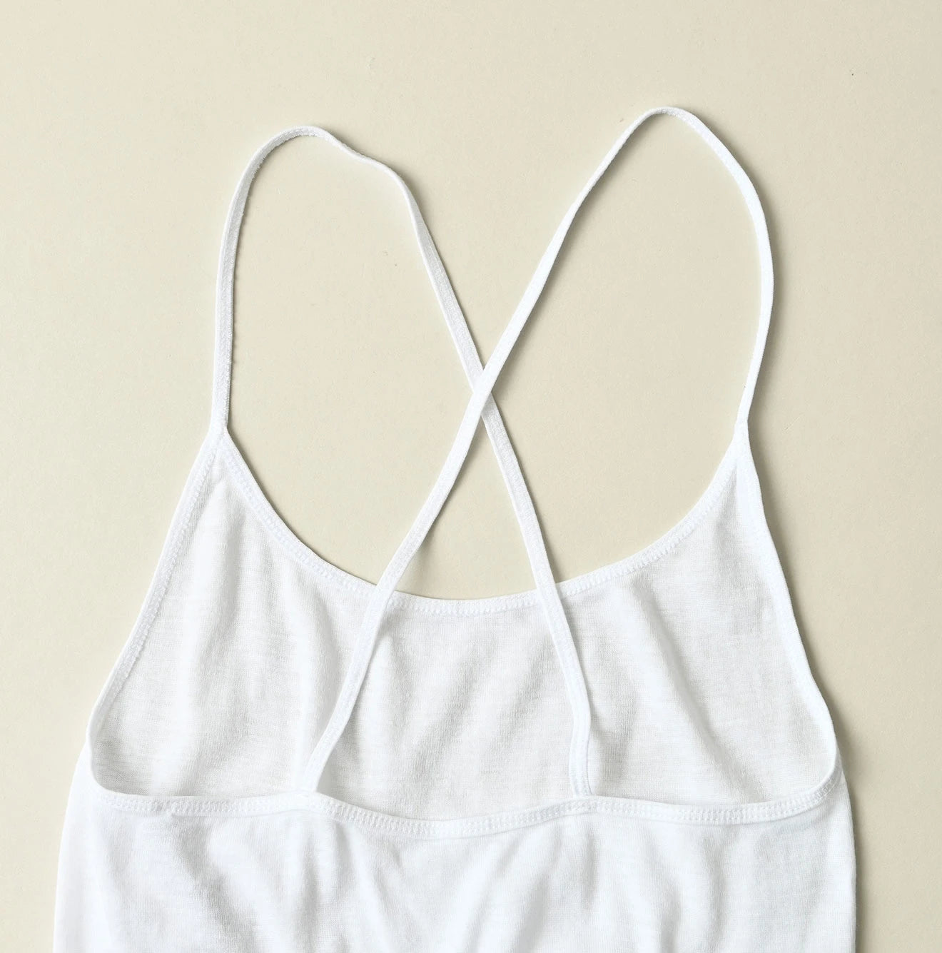 Ribbed Cross-Back Camisole