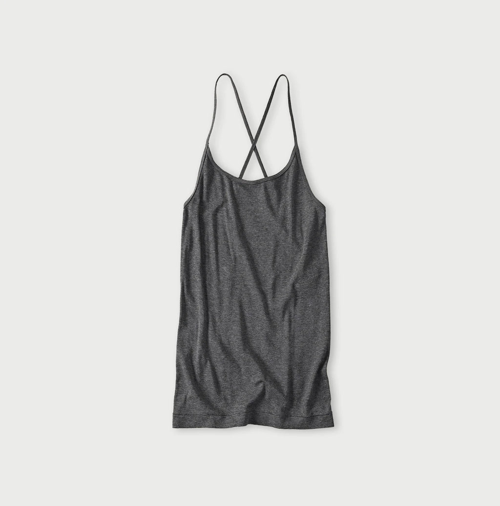 Top Ribbed Cross-Back Camisole