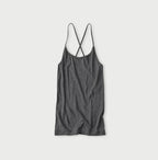 Top Ribbed Cross-Back Camisole