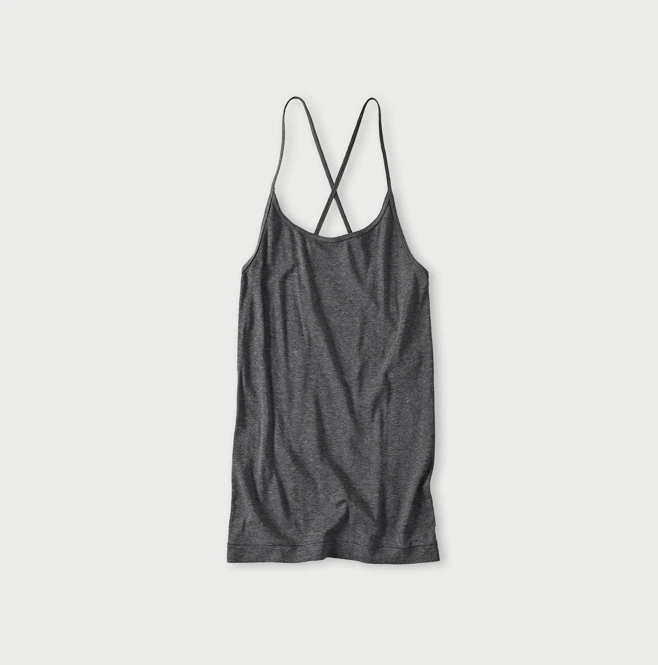 Top Ribbed Cross-Back Camisole