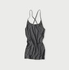 Top Ribbed Cross-Back Camisole
