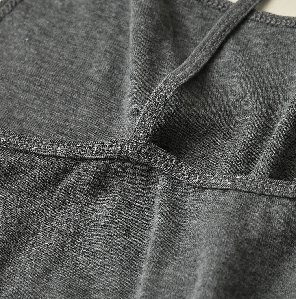 Top Ribbed Cross-Back Camisole