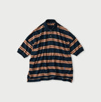 Indigo Striped KANOKO 908 Uma Polo Shirt