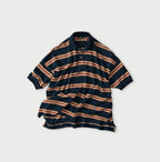 Indigo Striped KANOKO 908 Uma Polo Shirt