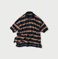 Indigo Striped KANOKO 908 Uma Polo Shirt