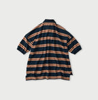 Indigo Striped KANOKO 908 Uma Polo Shirt