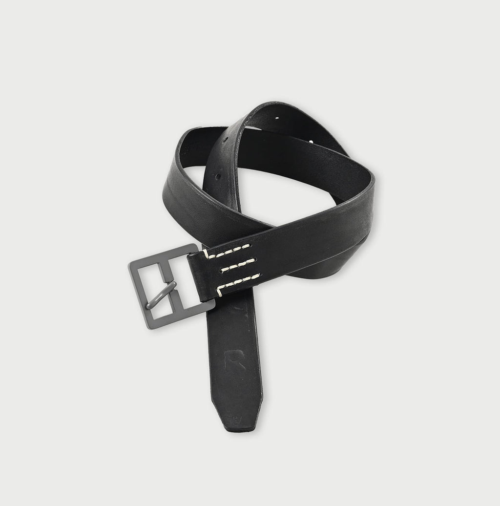 Vintage Leather Belt Black