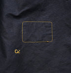 Indigo Supima Oxford 908 Loafer Shirt Detail