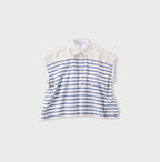 Supima OX Basque Collared M Camisole Ice Border