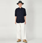 Indigo 504 OX 908 Loafer Stand Shirt Female Model