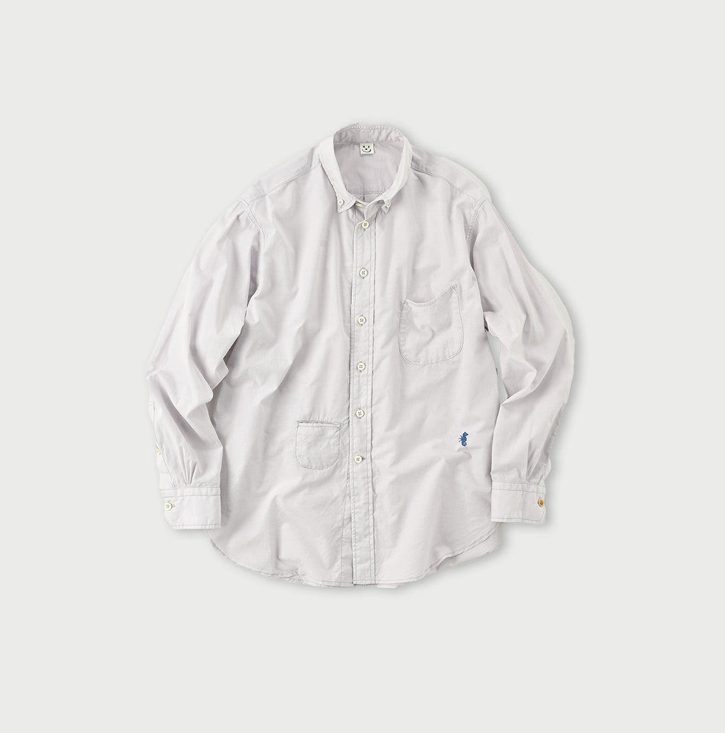 Hakeme 908 Ocean Button Down Shirt Ice