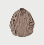 Hakeme 908 Ocean Button Down Shirt Brown