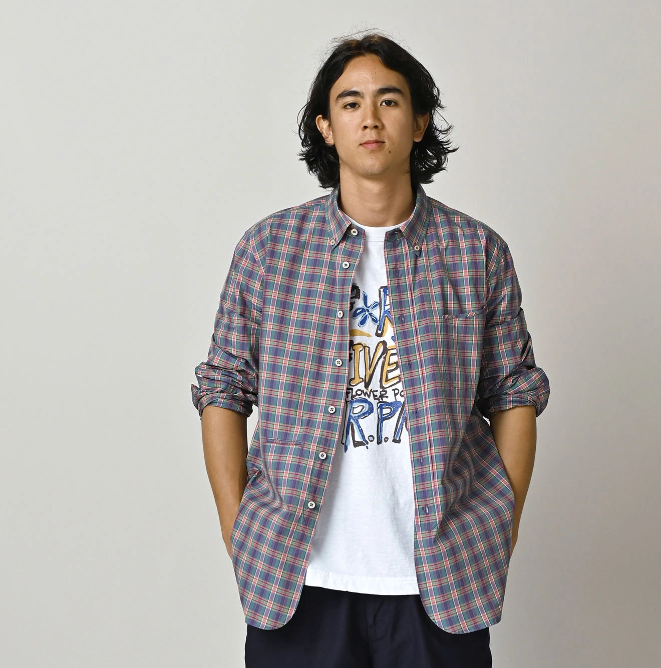 Broad Madras Check 908 Loafer Shirt