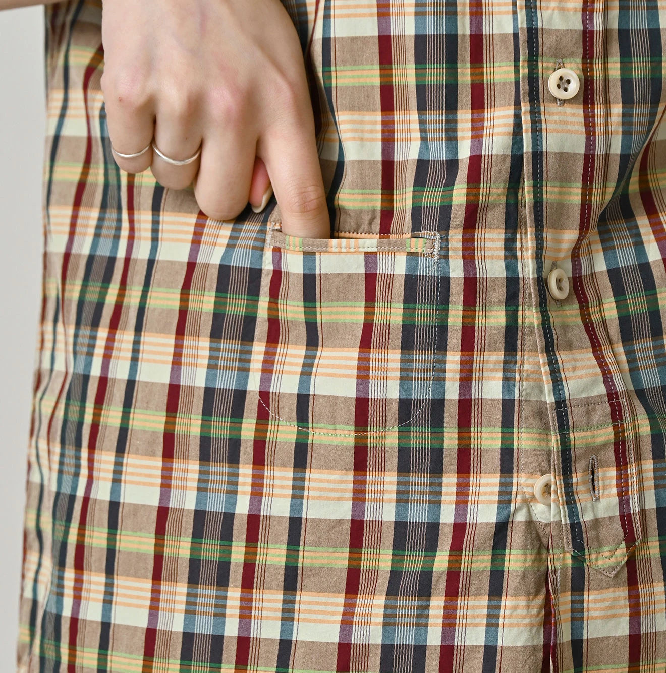 Broad Madras Check 908 Loafer Shirt