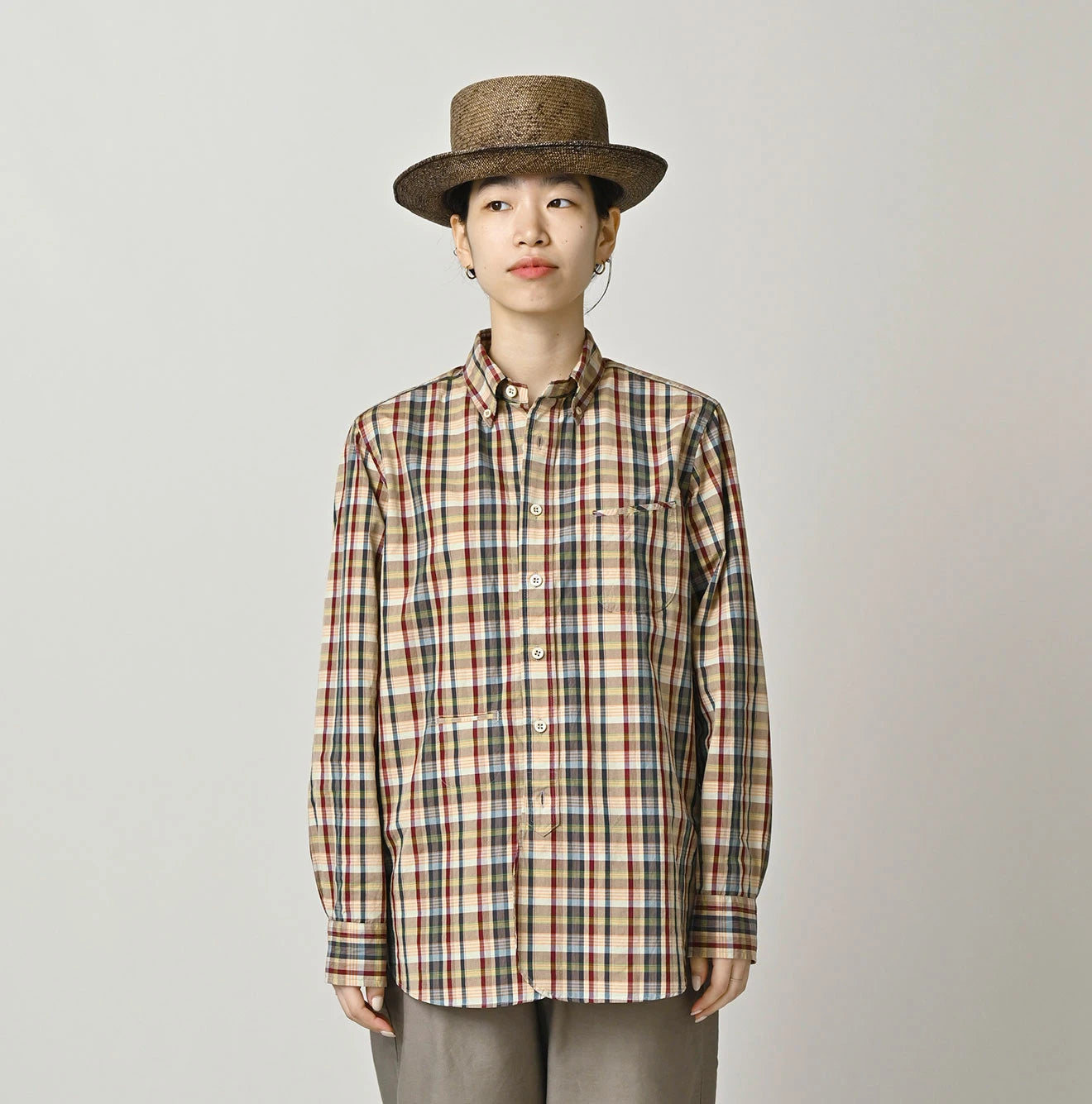 Broad Madras Check 908 Loafer Shirt
