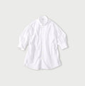 Broadcloth Petit Collar Half Sleeve Coupé Shirt