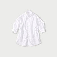 Broadcloth Petit Collar Half Sleeve Coupé Shirt