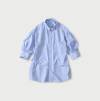 Broadcloth Petit Collar Half Sleeve Coupé Shirt