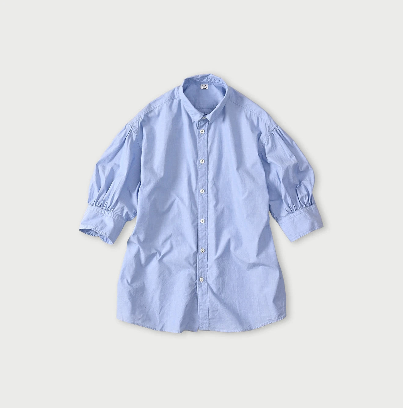 Broadcloth Petit Collar Half Sleeve Coupé Shirt