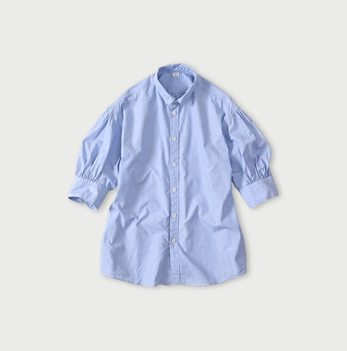 Broadcloth Petit Collar Half Sleeve Coupé Shirt