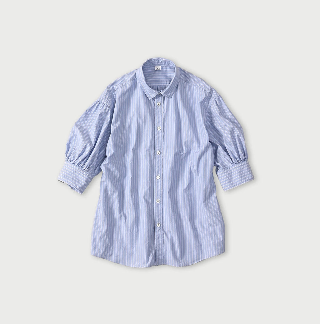 Broadcloth Petit Collar Half Sleeve Coupé Shirt