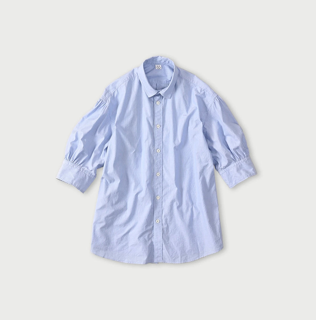 Broadcloth Petit Collar Half Sleeve Coupé Shirt
