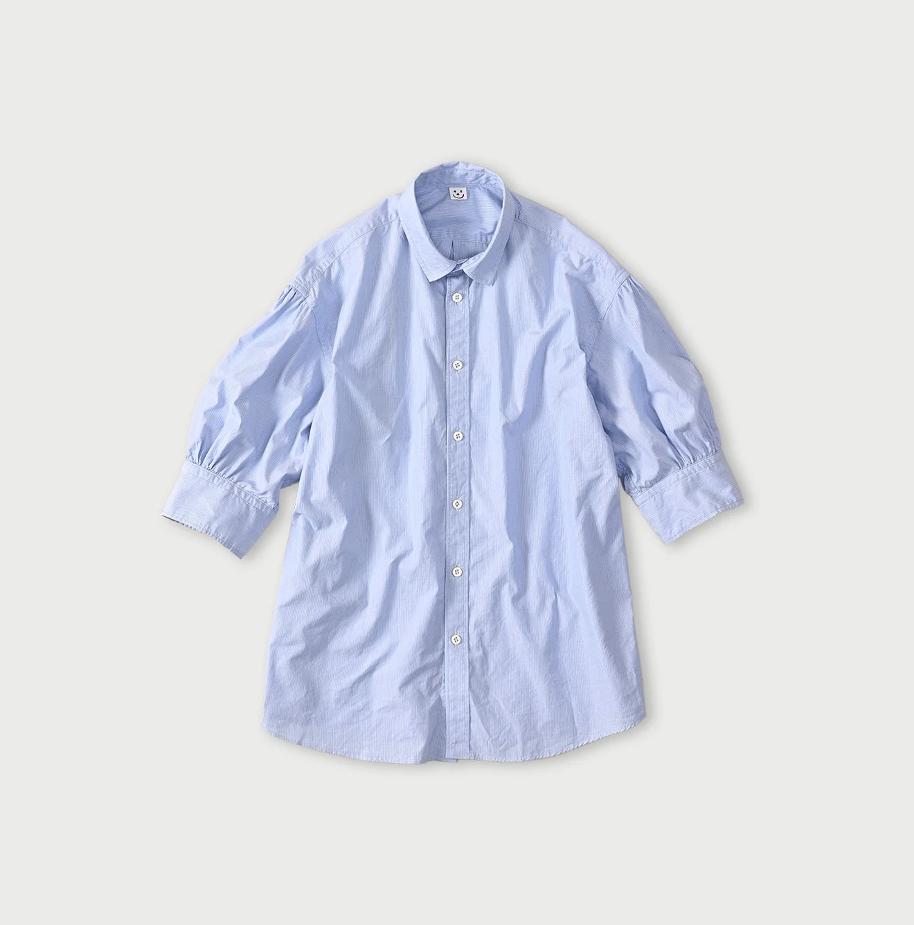 Broadcloth Petit Collar Half Sleeve Coupé Shirt